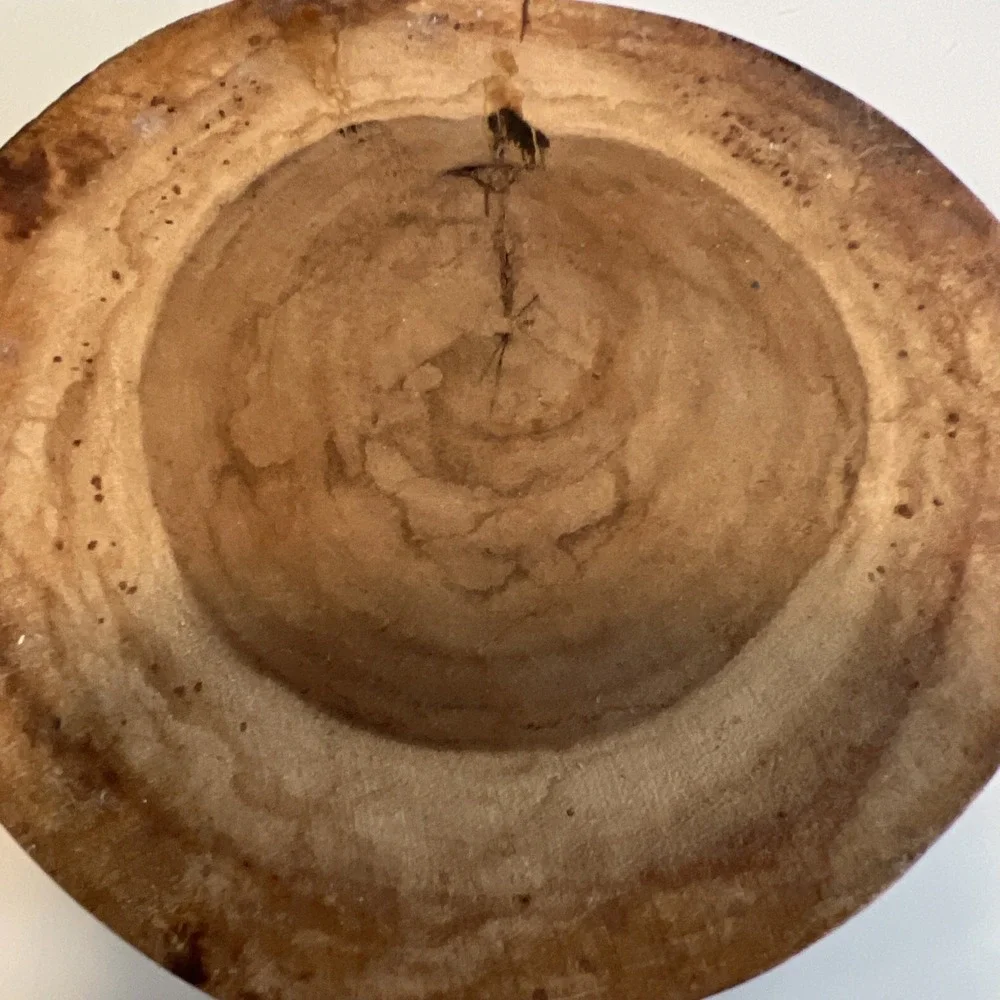 Wood Coasters Set 4 Natural Handmade - Picture 6 of 9